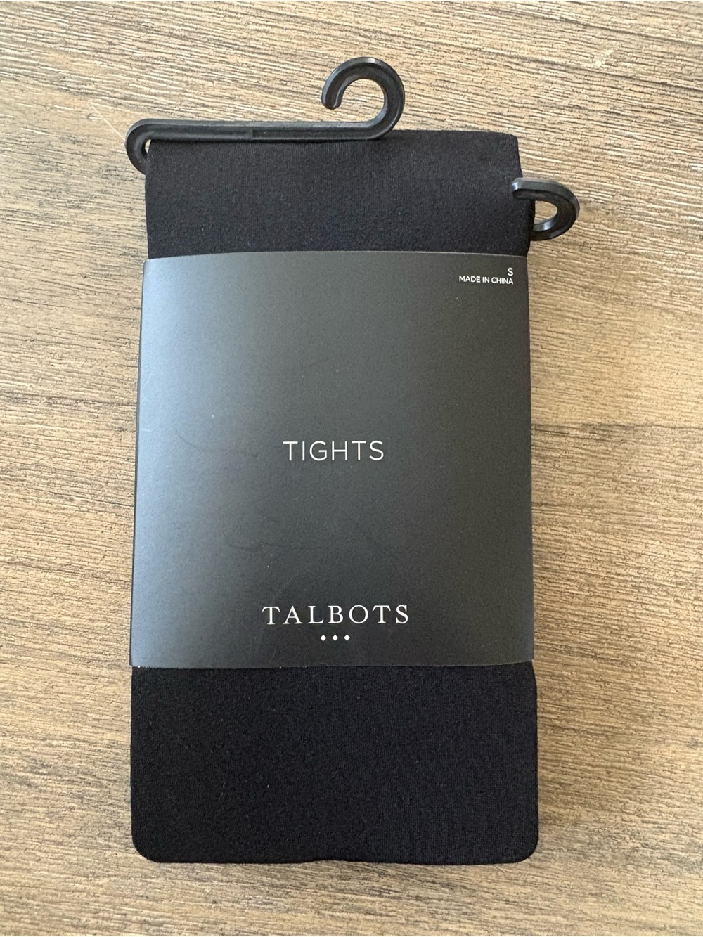 Talbots Black Tights Size Small 91% Nylon 9% Spandex
